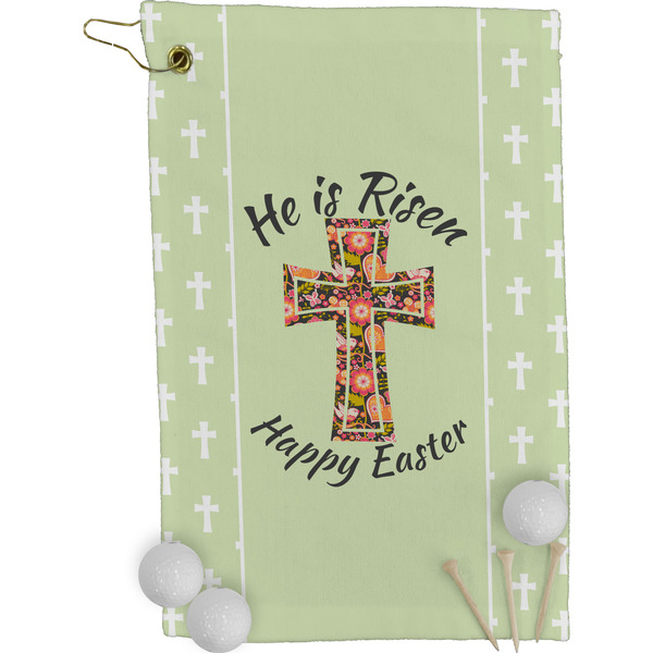Easter Cross Golf Towel (Personalized)