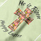 Easter Cross Hooded Baby Towel- Detail Close Up