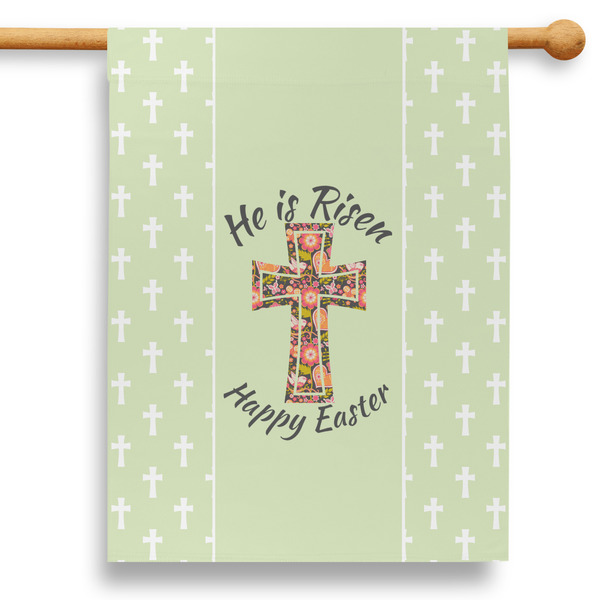 Custom Easter Cross 28" House Flag