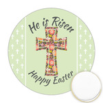 Easter Cross Printed Cookie Topper - Round