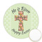 Easter Cross Icing Circle - Medium - Front