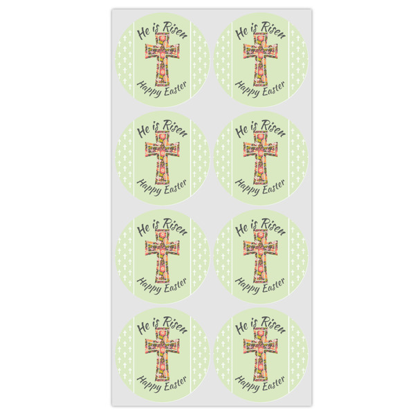 Easter Cross Icing Circle - Medium - Set of 8