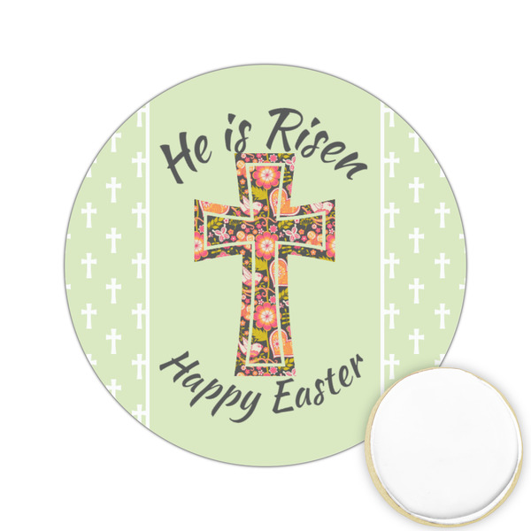 Custom Easter Cross Printed Cookie Topper - 2.15"