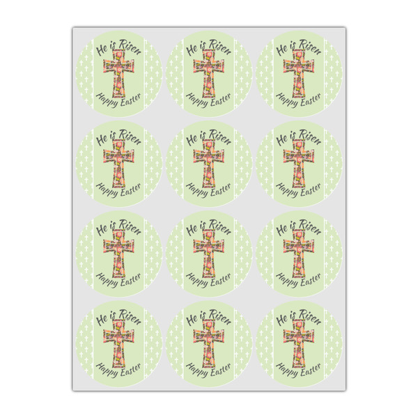 Easter Cross Icing Circle - Small - Set of 12