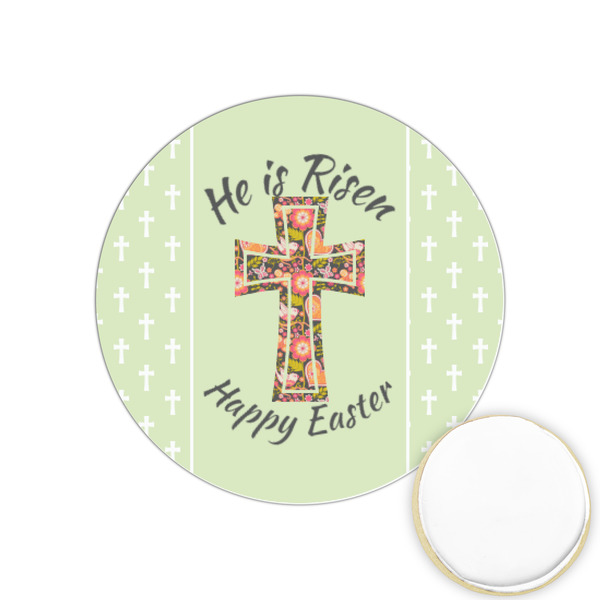 Custom Easter Cross Printed Cookie Topper - 1.25"