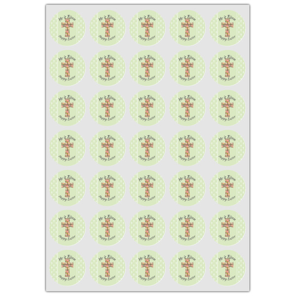 Easter Cross Icing Circle - XSmall - Set of 35
