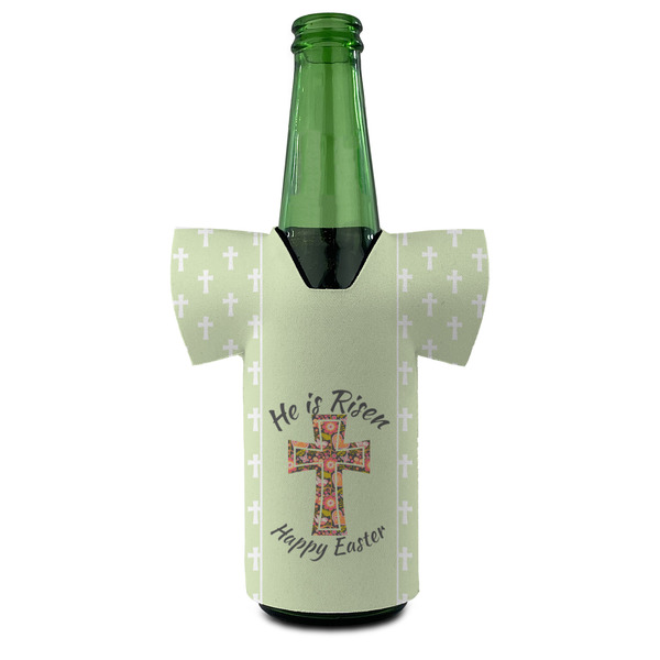 Easter Cross Jersey Bottle Cooler - Set of 4 - FRONT (on bottle)