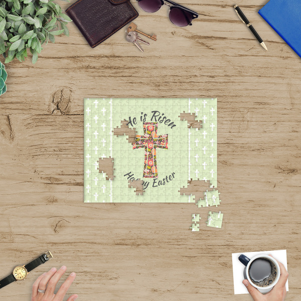 Easter Cross Jigsaw Puzzle 252 Piece - In Context