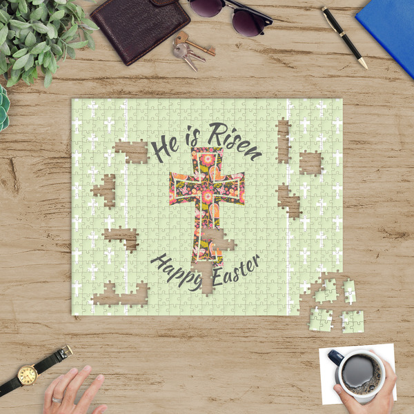 Easter Cross Jigsaw Puzzle 500 Piece - In Context