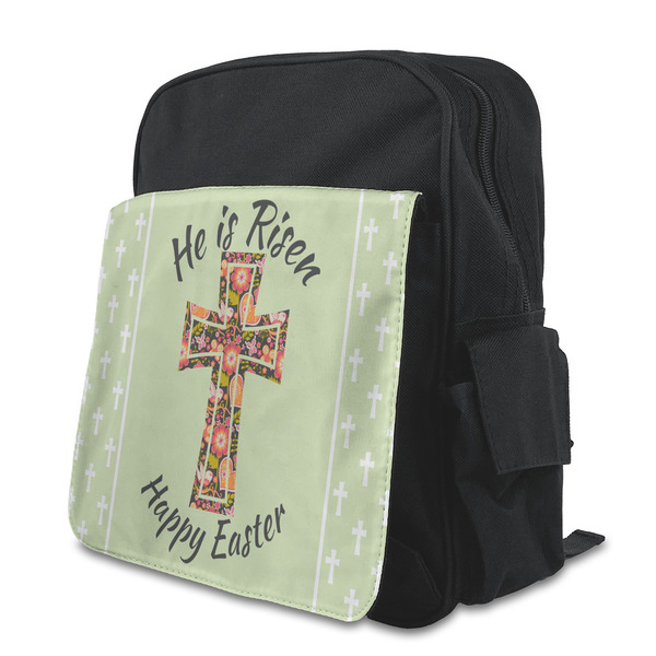 Custom Easter Cross Preschool Backpack