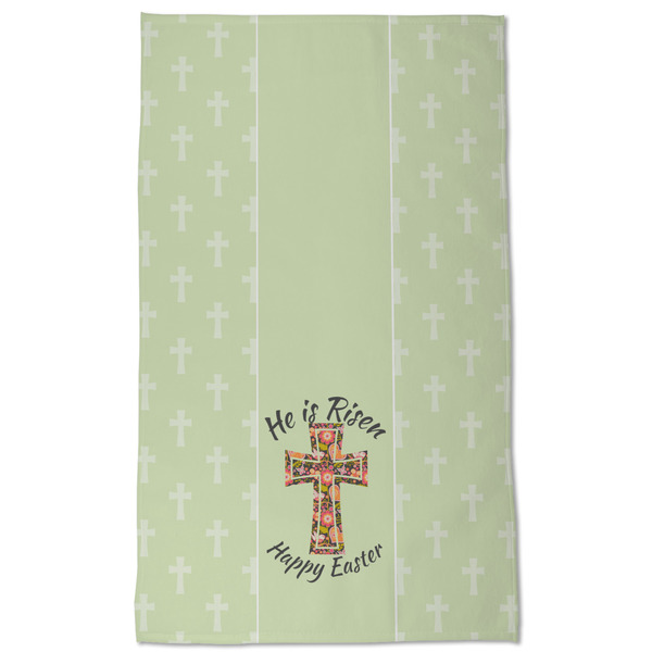 Easter Cross Kitchen Towel - Poly Cotton - Full Front