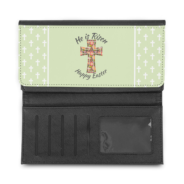 Easter Cross Ladies Wallet - Half Way Open