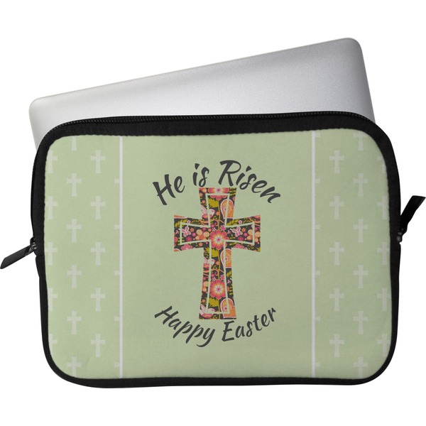 Custom Easter Cross Laptop Sleeve / Case