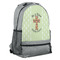 Easter Cross Large Backpack - Gray - Angled View