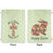 Easter Cross Large Laundry Bag - Front & Back View