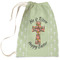 Easter Cross Large Laundry Bag - Front View