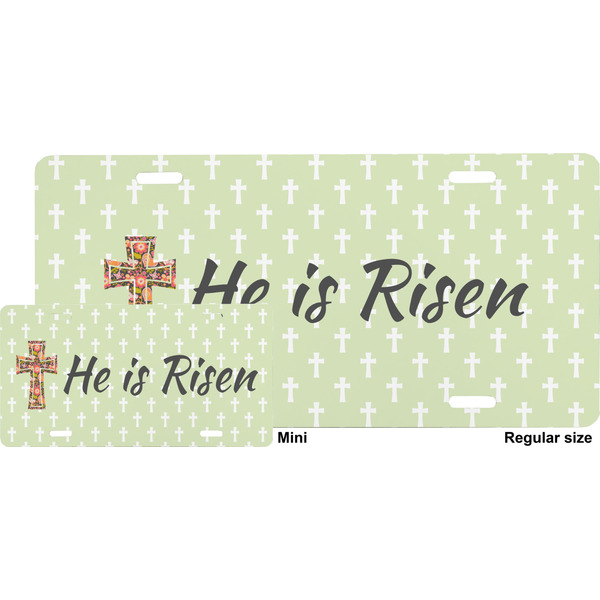 Easter Cross License Plate (Sizes)