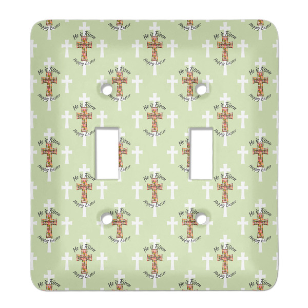 Custom Easter Cross Light Switch Cover (2 Toggle Plate)