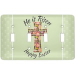 Easter Cross Light Switch Cover (4 Toggle Plate)