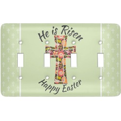 Easter Cross Light Switch Cover (4 Toggle Plate)