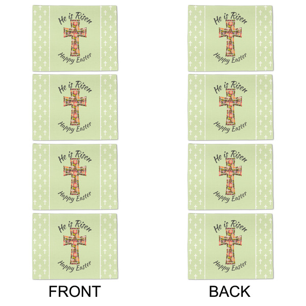 Easter Cross Linen Placemat - APPROVAL Set of 4 (double sided)