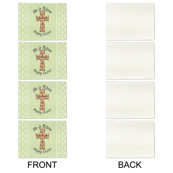 Easter Cross Linen Placemat - APPROVAL Set of 4 (single sided)