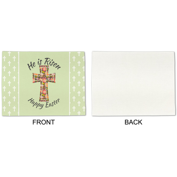 Easter Cross Linen Placemat - APPROVAL Single (single sided)