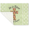 Easter Cross Linen Placemat - Folded Corner (single side)