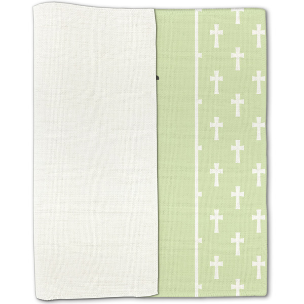 Easter Cross Linen Placemat - Folded Half