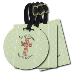 Easter Cross Plastic Luggage Tag