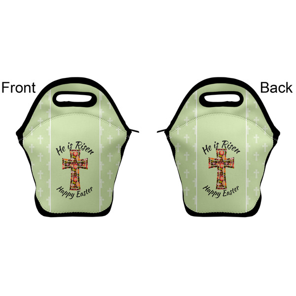 Easter Cross Lunch Bag - Front and Back