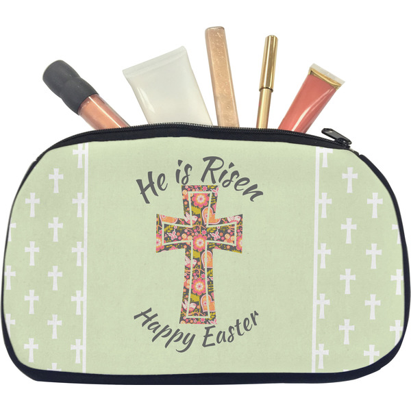 Custom Easter Cross Makeup / Cosmetic Bag - Medium