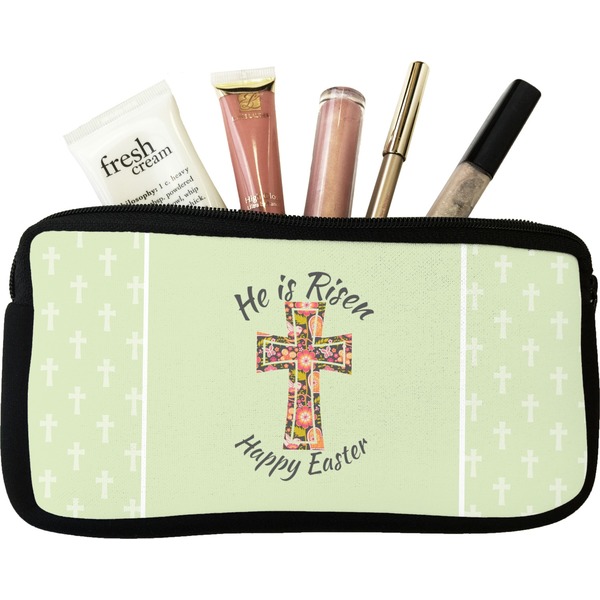 Custom Easter Cross Makeup / Cosmetic Bag - Small