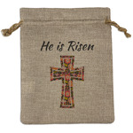 Easter Cross Burlap Gift Bag