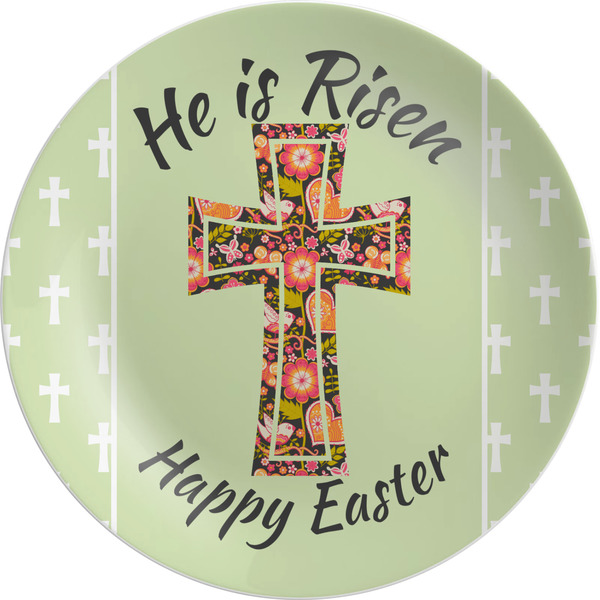 Custom Easter Cross Melamine Plate