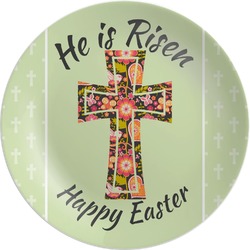 Easter Cross Melamine Plate