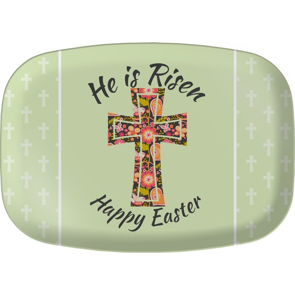 Custom Easter Cross Melamine Platter