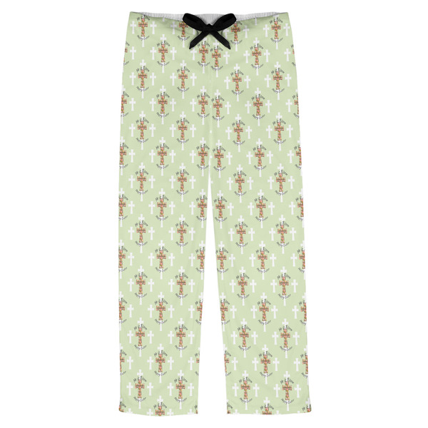 Custom Easter Cross Mens Pajama Pants - M