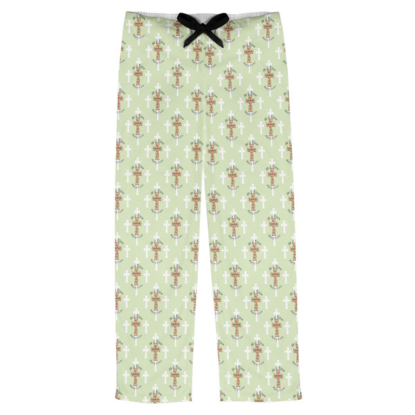 Custom Easter Cross Mens Pajama Pants - XS
