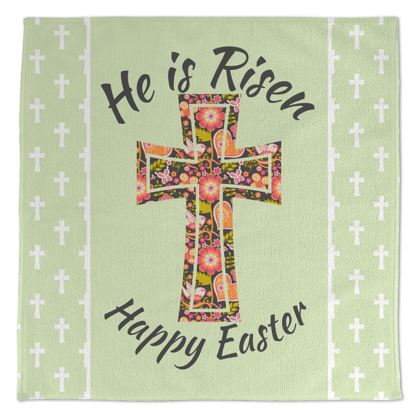 Custom Easter Cross Microfiber Dish Towel