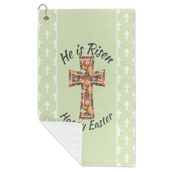 Easter Cross Microfiber Golf Towels - FOLD