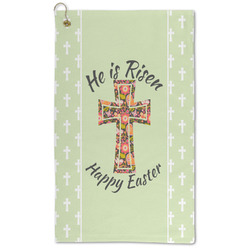 Easter Cross Microfiber Golf Towel