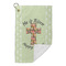 Easter Cross Microfiber Golf Towels Small - FRONT FOLDED
