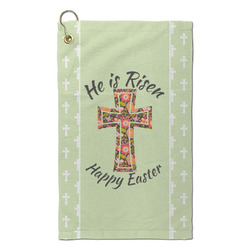Easter Cross Microfiber Golf Towel - Small