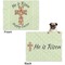 Easter Cross Microfleece Dog Blanket - Large- Front & Back