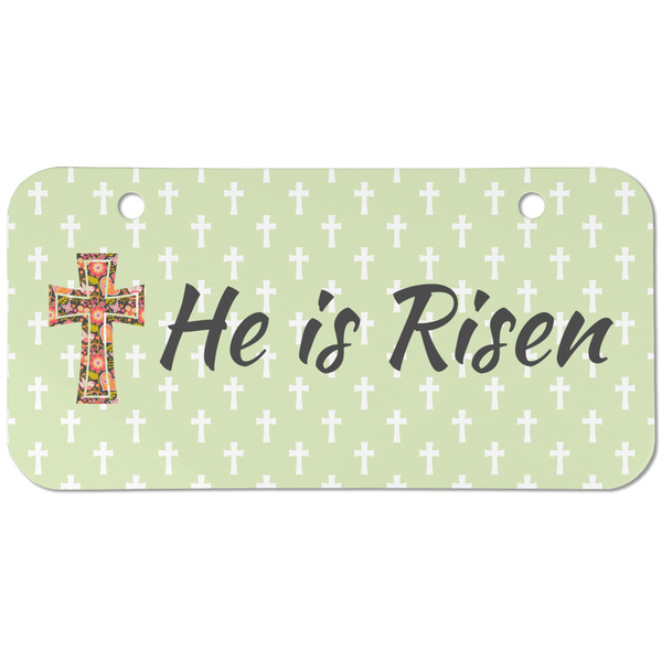 Custom Easter Cross Mini/Bicycle License Plate (2 Holes)