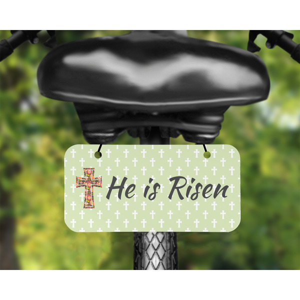 Easter Cross Mini License Plate on Bicycle - LIFESTYLE Two holes