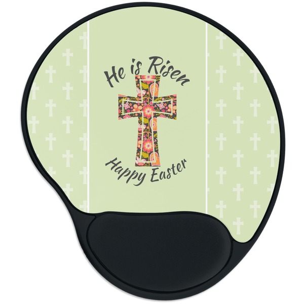Custom Easter Cross Mouse Pad with Wrist Support