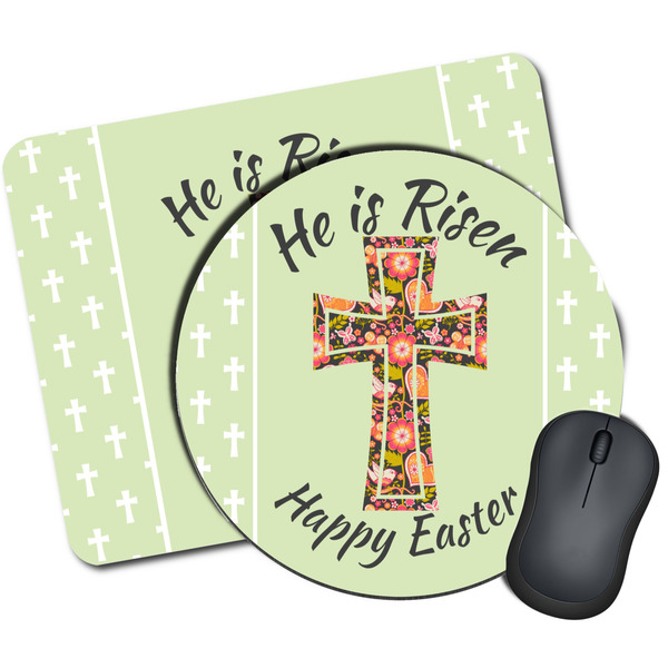 Custom Easter Cross Mouse Pad