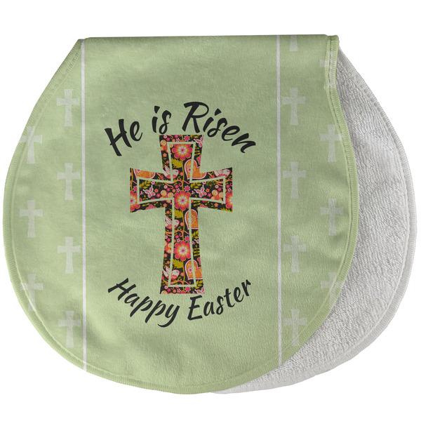 Custom Easter Cross Burp Pad - Velour